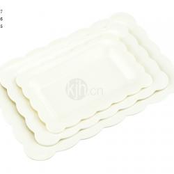 花邊長方餐盤(4、6PCS