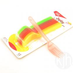 多彩喱叉，12支/板