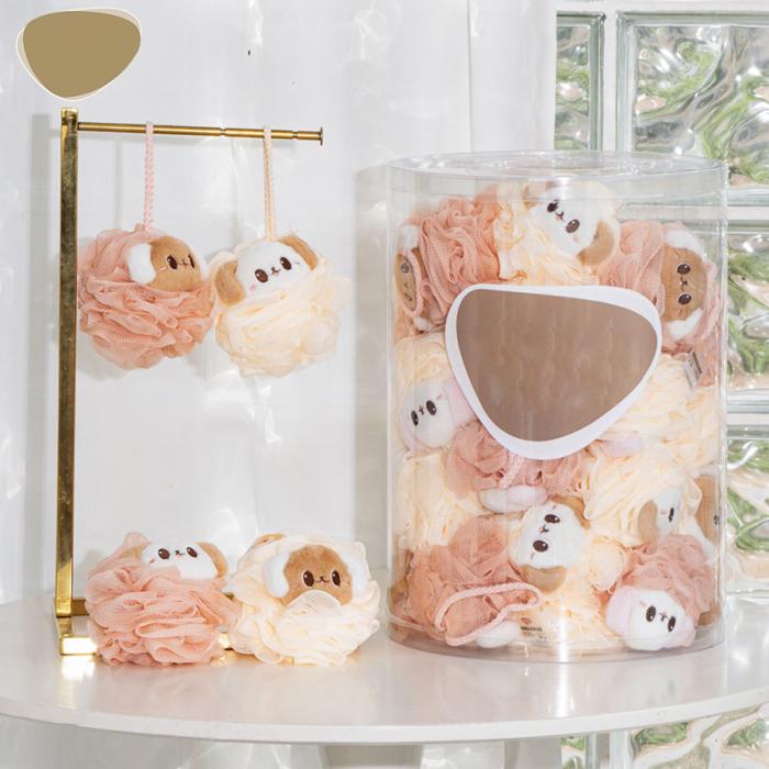 狗狗公仔桶裝沐浴球